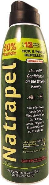 Natrapel - 6 oz 20% Picaridin Continuous Spray - For Mosquitos, Ticks - Industrial Tool & Supply