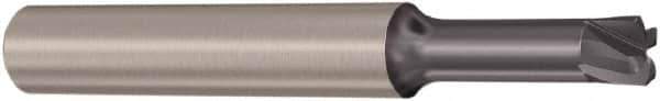 Seco - 3mm, 4 Flute, Single End, Solid Carbide, 0.5mm Corner Radius End Mill - 80mm OAL, 0° Helix, Right Hand Flute, 0.35mm LOC, Right Hand Cut, 30mm Extended Reach - Industrial Tool & Supply