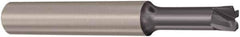 Seco - 3mm, 4 Flute, Single End, Solid Carbide, 0.5mm Corner Radius End Mill - 80mm OAL, 0° Helix, Right Hand Flute, 0.35mm LOC, Right Hand Cut, 30mm Extended Reach - Industrial Tool & Supply