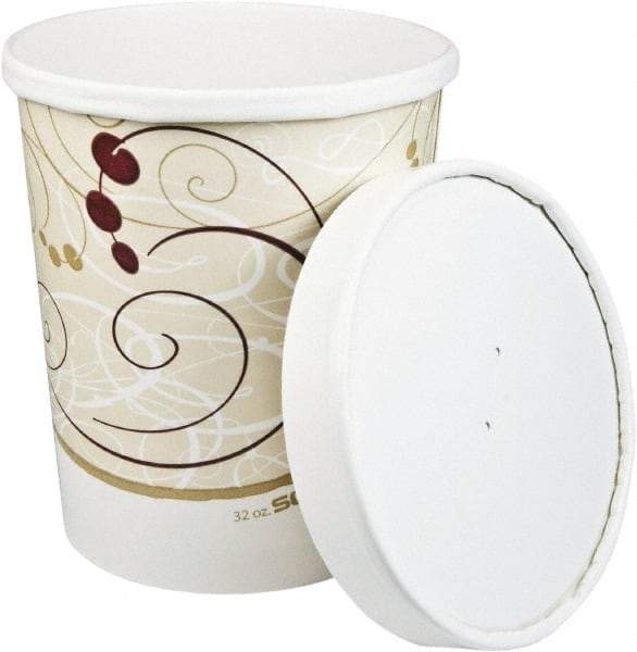 Solo - 32 oz Flexstyle Paper Double Poly Food Combo Packs - Symphony Design - Industrial Tool & Supply