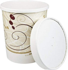 Solo - 32 oz Flexstyle Paper Double Poly Food Combo Packs - Symphony Design - Industrial Tool & Supply