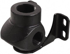 Transair - Three Port Wall Bracket - Plastic, 232 Max psi, 3/4 & 1/2 & 1/4 Female NPT, 3-5/16" Long - Industrial Tool & Supply