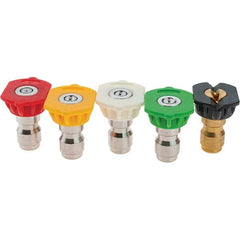 PRO-SOURCE - 2,600 psi Fixed, Quick Connect Pressure Washer Nozzle - 1/4" Orifice Diam - Industrial Tool & Supply