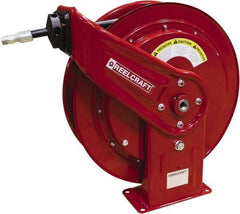 Reelcraft - 75' Spring Retractable Hose Reel - 5,000 psi, Hose Included - Industrial Tool & Supply