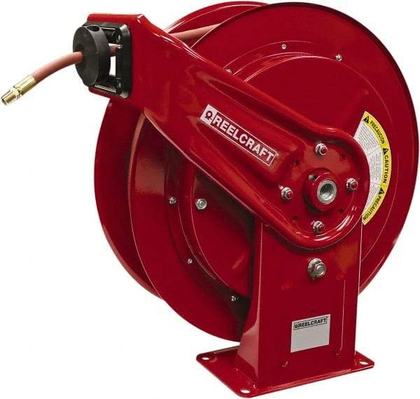 Reelcraft - 70' Spring Retractable Hose Reel - 300 psi, Hose Included - Industrial Tool & Supply