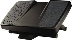 FELLOWES - 17-3/4" Wide, 6-1/2" High Foot Rest - Black & Gray - Industrial Tool & Supply
