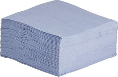 NuTrend Disposables - 1/4 Fold General Purpose Wipes - Poly Pack, 12" x 13" Sheet Size, Blue - Industrial Tool & Supply