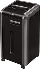 FELLOWES - 7/32" Strip, 20 Sheet Strip Cut Commercial Shredder - 17-3/4" Long x 17-1/8" Wide x 30-3/4" High, Level 2 Security, 16 Gal Wastebasket - Industrial Tool & Supply