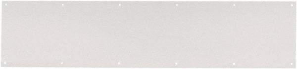 IVES - 34" Long x 8" High Stainless Steel Kickplate - Satin Chrome Finish - Industrial Tool & Supply