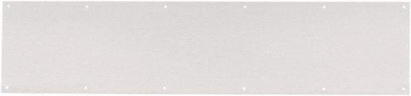IVES - 34" Long x 10" High Stainless Steel Kickplate - Satin Chrome Finish - Industrial Tool & Supply
