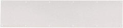 IVES - 34" Long x 10" High Stainless Steel Kickplate - Satin Chrome Finish - Industrial Tool & Supply