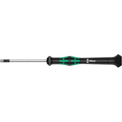Wera - 0.028" Precision Miniature Hex Driver - 1-37/64" Bade Length, Multi Handle, 157mm OAL - Industrial Tool & Supply