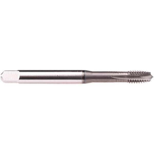 Emuge - 4-48 UNF 4 Flute BT Bottoming Spiral Flute Tap - High Speed Steel, GLT-1 Finish, 2.205" OAL, Right Hand Flute, Right Hand Thread, Series Rekord B-Z - Exact Industrial Supply