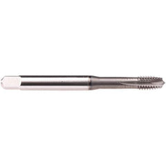 Emuge - 4-48 UNF 4 Flute BT Bottoming Spiral Flute Tap - High Speed Steel, GLT-1 Finish, 2.205" OAL, Right Hand Flute, Right Hand Thread, Series Rekord B-Z - Exact Industrial Supply