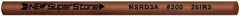Value Collection - Round Ceramic Finishing Stick - 100mm Long x 2.35mm Wide x 2.4mm Thick, 300 Grit - Industrial Tool & Supply