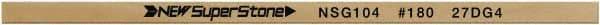Value Collection - Flat Ceramic Finishing Stick - 100mm Long x 2mm Wide x 10mm Thick, 180 Grit - Industrial Tool & Supply