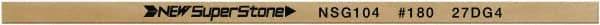 Value Collection - Flat Ceramic Finishing Stick - 100mm Long x 1.5mm Wide x 6mm Thick, 180 Grit - Industrial Tool & Supply
