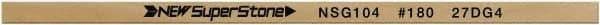 Value Collection - Flat Ceramic Finishing Stick - 100mm Long x 1mm Wide x 10mm Thick, 180 Grit - Industrial Tool & Supply