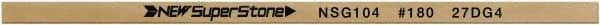 Value Collection - Flat Ceramic Finishing Stick - 100mm Long x 1mm Wide x 2mm Thick, 180 Grit - Industrial Tool & Supply
