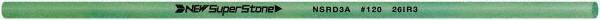 Value Collection - Round Ceramic Finishing Stick - 50mm Long x 3.175mm Wide x 3.2mm Thick, 120 Grit - Industrial Tool & Supply