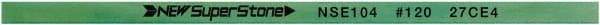 Value Collection - Flat Ceramic Finishing Stick - 100mm Long x 1mm Wide x 4mm Thick, 120 Grit - Industrial Tool & Supply