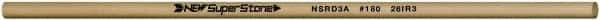 Value Collection - Round Ceramic Finishing Stick - 50mm Long x 3.175mm Wide x 3.2mm Thick, 180 Grit - Industrial Tool & Supply