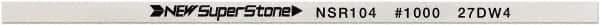 Value Collection - Flat Ceramic Finishing Stick - 100mm Long x 1mm Wide x 1mm Thick, 1,000 Grit - Industrial Tool & Supply