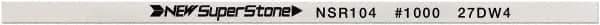 Value Collection - Flat Ceramic Finishing Stick - 100mm Long x 0.8mm Wide x 4mm Thick, 1,000 Grit - Industrial Tool & Supply