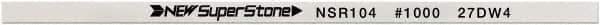 Value Collection - Flat Ceramic Finishing Stick - 100mm Long x 0.5mm Wide x 1mm Thick, 1,000 Grit - Industrial Tool & Supply
