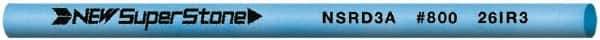 Value Collection - Round Ceramic Finishing Stick - 50mm Long x 3mm Wide, 800 Grit - Industrial Tool & Supply