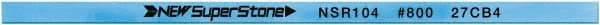 Value Collection - Flat Ceramic Finishing Stick - 100mm Long x 2mm Wide x 6mm Thick, 800 Grit - Industrial Tool & Supply