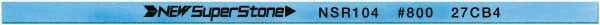 Value Collection - Flat Ceramic Finishing Stick - 100mm Long x 1.5mm Wide x 10mm Thick, 800 Grit - Industrial Tool & Supply