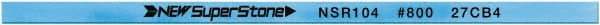 Value Collection - Flat Ceramic Finishing Stick - 100mm Long x 1.5mm Wide x 4mm Thick, 800 Grit - Industrial Tool & Supply