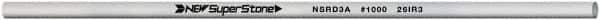 Value Collection - Round Ceramic Finishing Stick - 100mm Long x 3mm Wide, 1,000 Grit - Industrial Tool & Supply