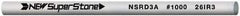 Value Collection - Round Ceramic Finishing Stick - 50mm Long x 3mm Wide, 1,000 Grit - Industrial Tool & Supply