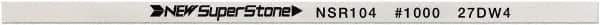 Value Collection - Flat Ceramic Finishing Stick - 100mm Long x 2mm Wide x 10mm Thick, 1,000 Grit - Industrial Tool & Supply