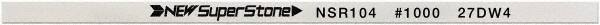 Value Collection - Flat Ceramic Finishing Stick - 100mm Long x 1.5mm Wide x 6mm Thick, 1,000 Grit - Industrial Tool & Supply