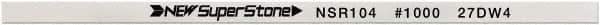 Value Collection - Flat Ceramic Finishing Stick - 100mm Long x 1mm Wide x 6mm Thick, 1,000 Grit - Industrial Tool & Supply