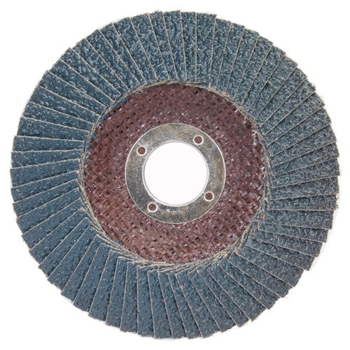 5″ × 7/8″ Flap Disc BlueFire Type 29 Fiberglass Plate 24 Grit - Industrial Tool & Supply