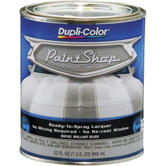 Dupli-Color - Brilliant Silver Automotive Topcoat - 1 Qt Can - Industrial Tool & Supply