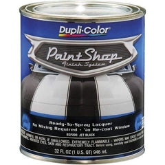 Dupli-Color - Jet Black Automotive Topcoat - 1 Qt Can - Industrial Tool & Supply