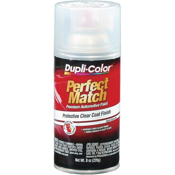 Dupli-Color - Clear Automotive Topcoat - 8 oz Aerosol Can - Industrial Tool & Supply