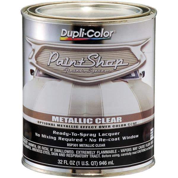 Dupli-Color - Metallic Clear Automotive Topcoat - 1 Qt Can - Industrial Tool & Supply