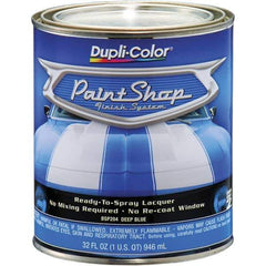 Dupli-Color - Deep Blue Automotive Topcoat - 1 Qt Can - Industrial Tool & Supply