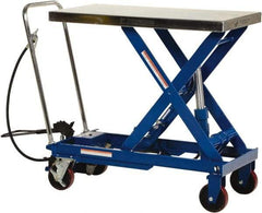 Vestil - 1,750 Lb Capacity Manual Scissor Lift - 14-1/4" to 39-1/2" Lift Height, 39-1/2" Platform Length x 20" Platform Width - Industrial Tool & Supply