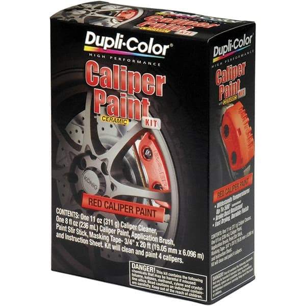 Dupli-Color - 16 oz Red Automotive Heat Resistant Paint - Gloss Finish, 500°F Max Temp, Comes in Aerosol Can - Industrial Tool & Supply