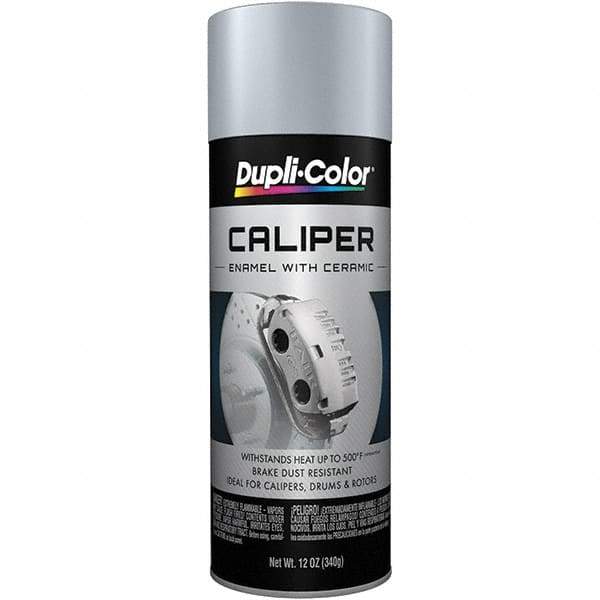 Dupli-Color - 12 oz Silver Automotive Heat Resistant Paint - Gloss Finish, 500°F Max Temp, Comes in Aerosol Can - Industrial Tool & Supply