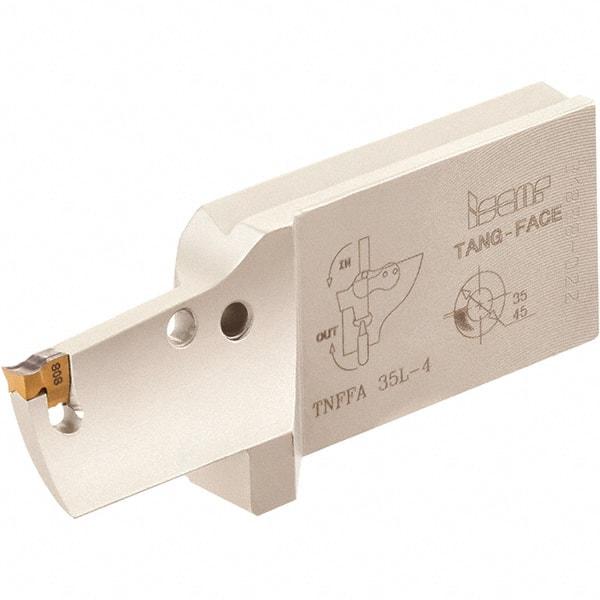 Iscar - 3" Groove Width, 26mm Max Depth of Cut, Left Hand Cut, TNFFA Indexable Grooving Blade - TNF-M Insert Style, Series TangFace - Industrial Tool & Supply