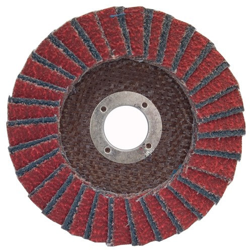 5″ × 7/8″ Flap Disc RedHeat Type 29 Fiberglass 36 Grit - Industrial Tool & Supply
