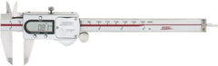 SPI - 0 to 150mm Range, 0.01mm Resolution, IP67 Electronic Caliper - Stainless Steel with 40mm Stainless Steel Jaws, 0.02mm Accuracy - Industrial Tool & Supply